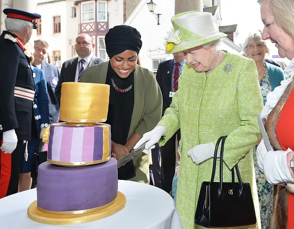 2015 winner Nadiya Hussain and friend.