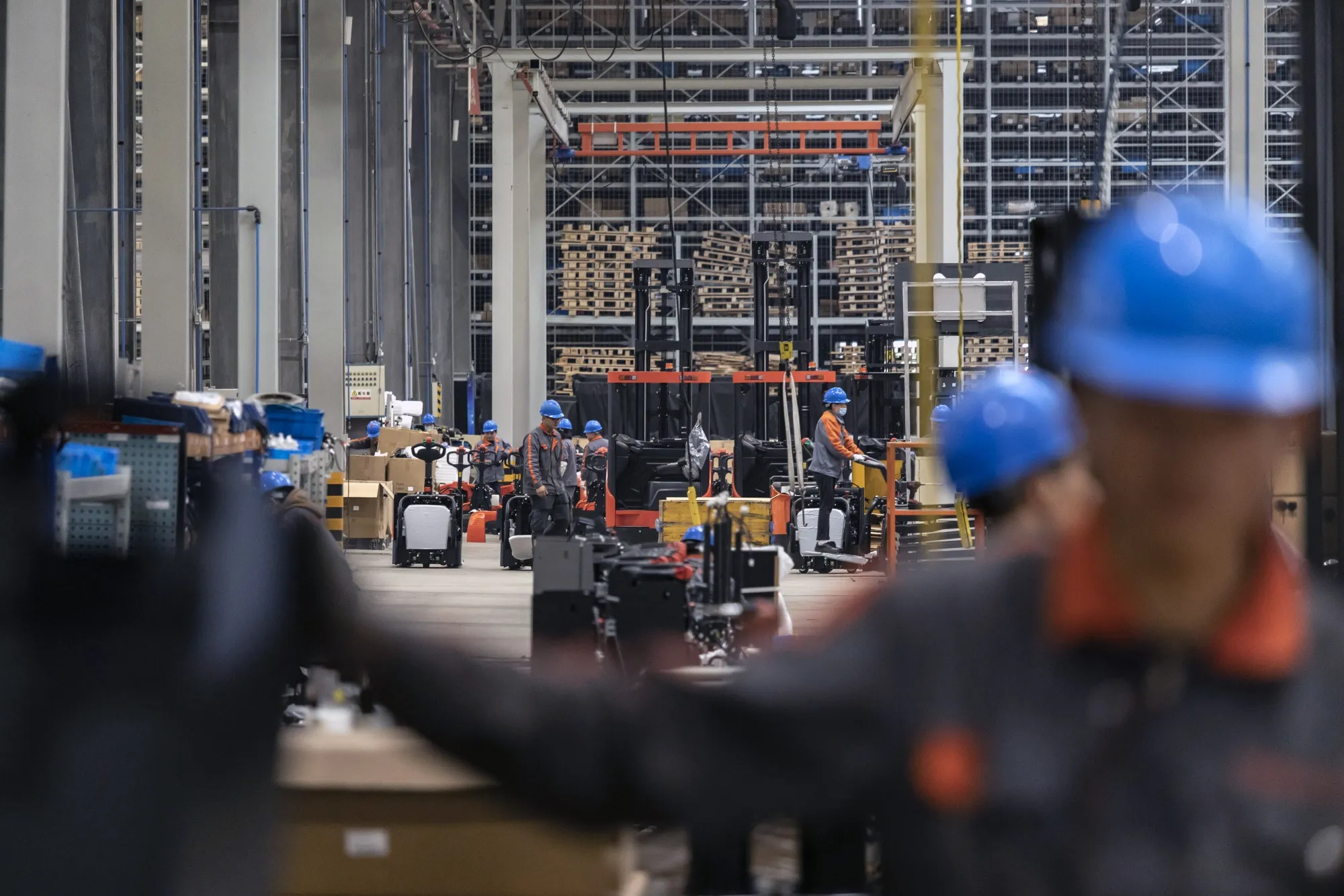 Inside A Noblelift Intelligent Equipment Co. Factory