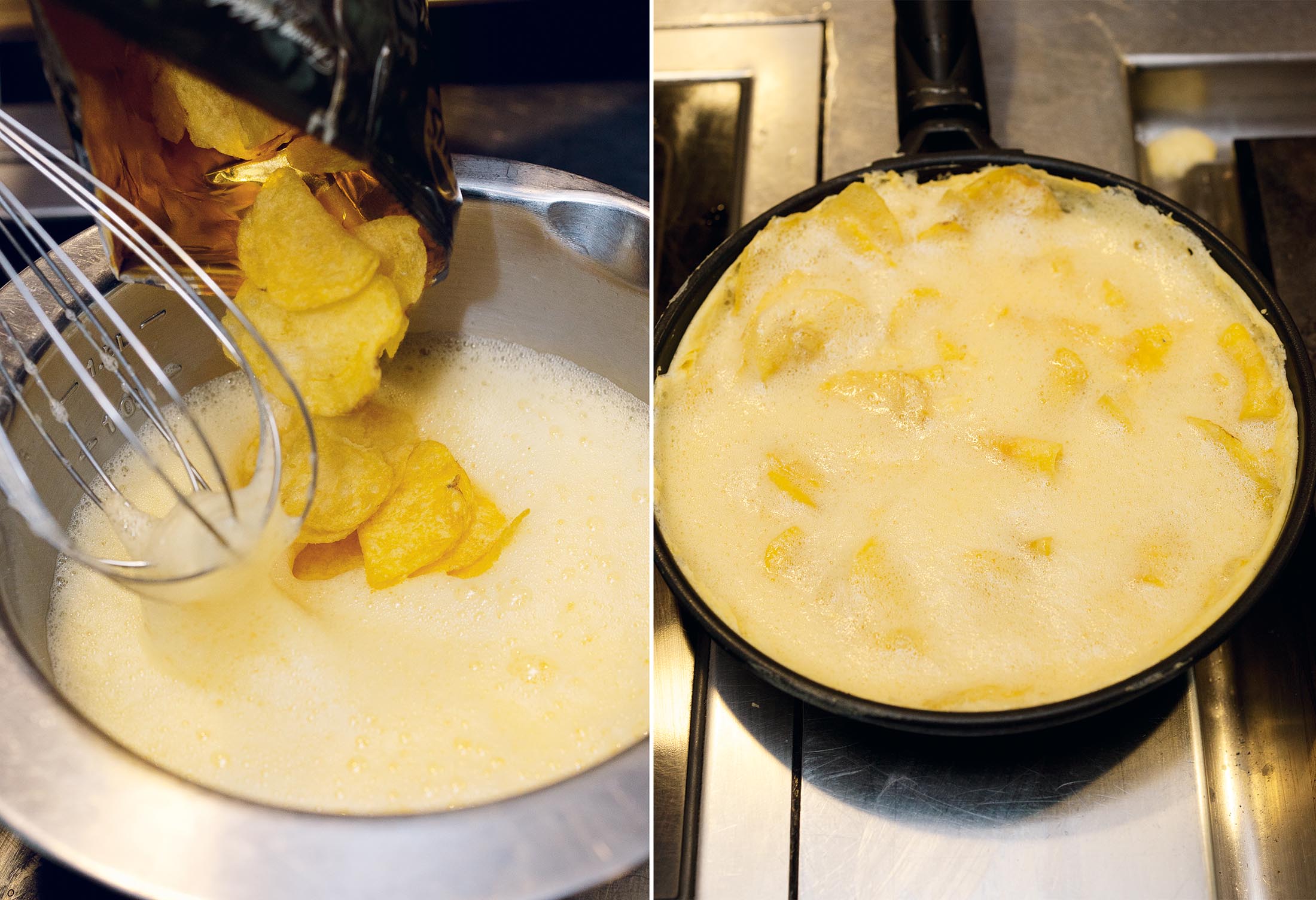 Potato Chip Omelet Recipe by Ferran Adria Is for NoDairy Egg Lovers