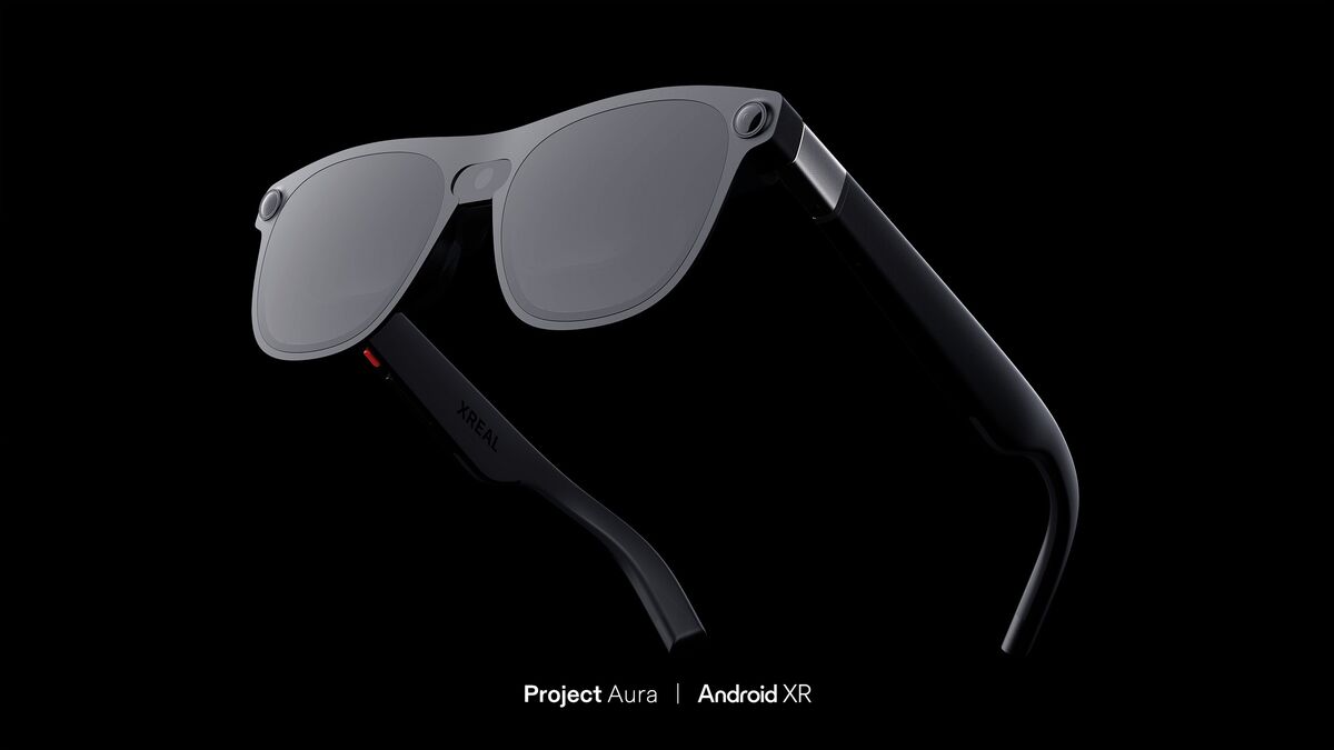グーグルと中国Xreal、AR眼鏡「Aura」発表－メタに対抗 - Bloomberg