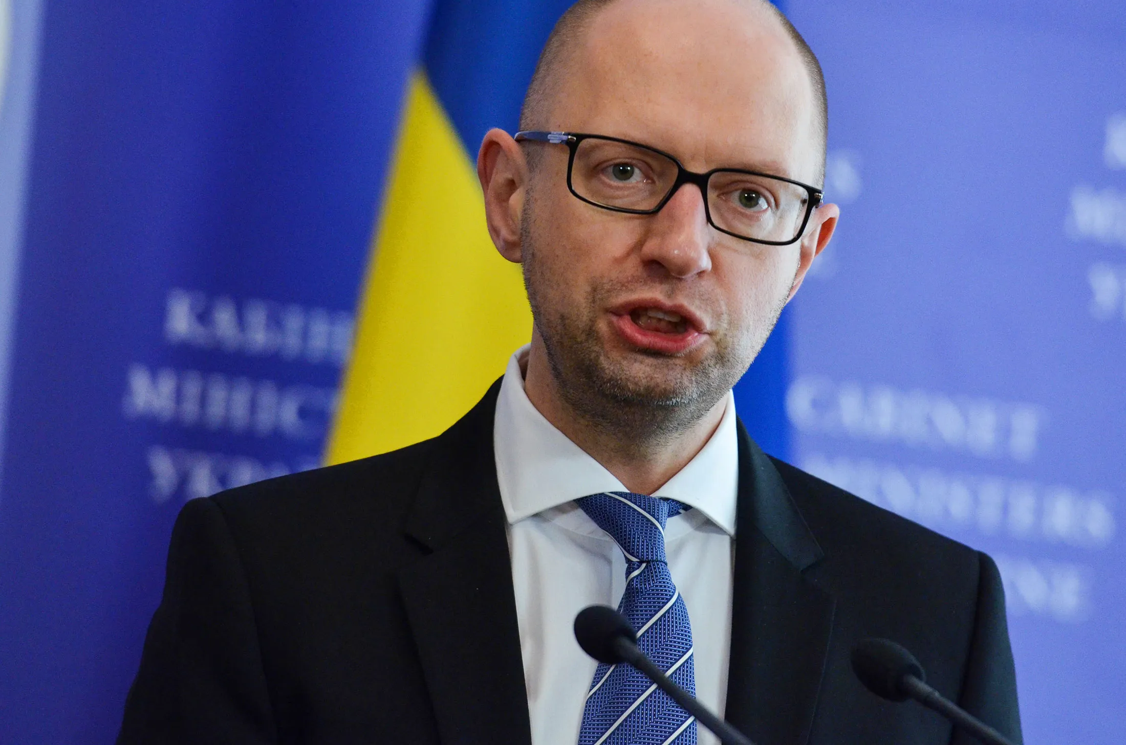 Ukrainian Prime Minister Arseniy Yatsenyuk.
