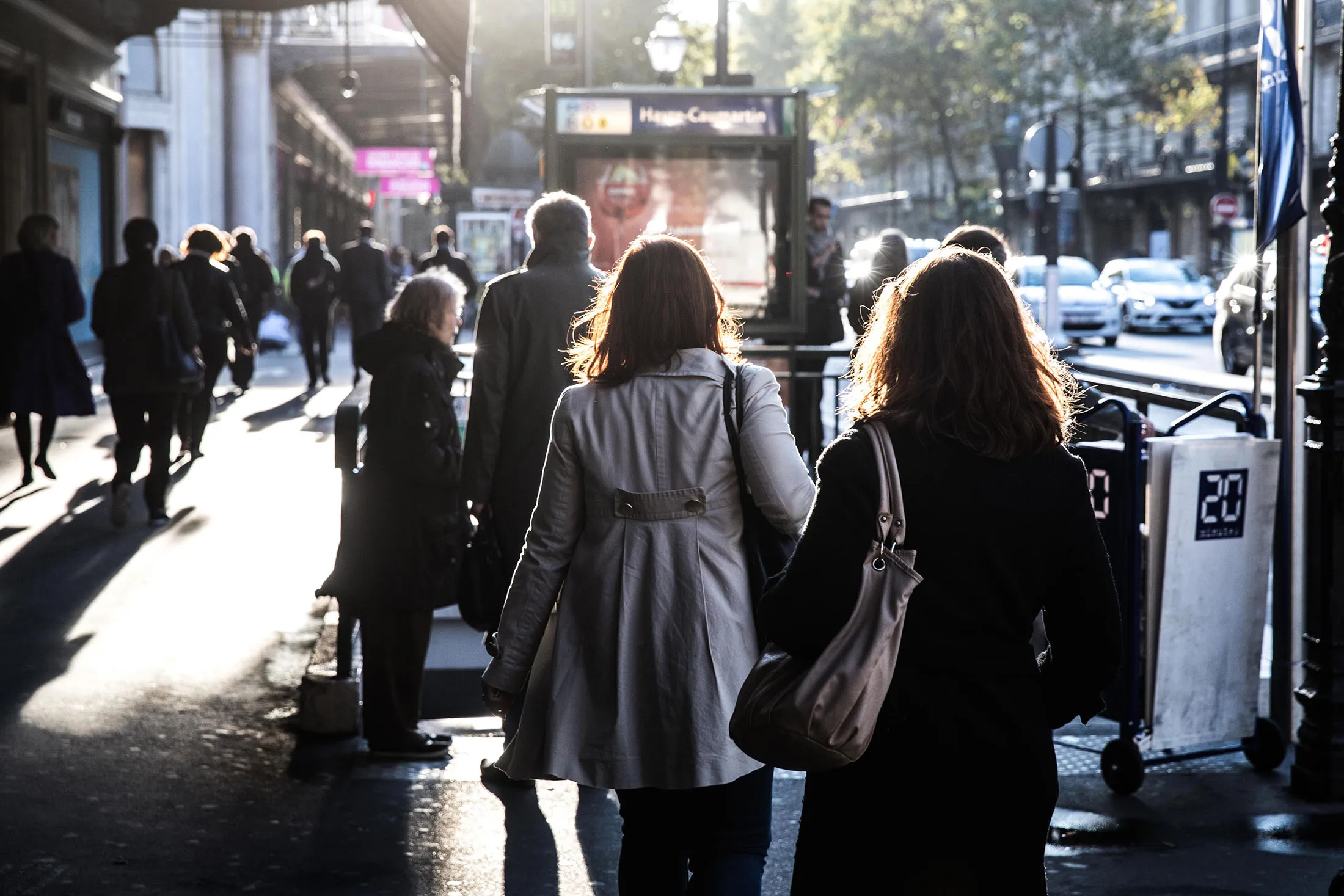 Commuters And Workers Ahead Of French Labor Market Reforms