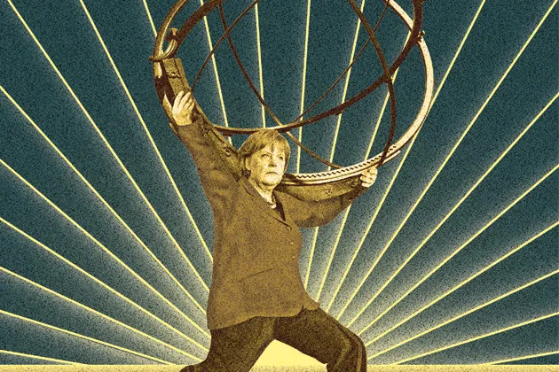 Rand's libertarian call to arms could help Angela Merkel shrug off euro-zone burdens, says the book's new German publisher