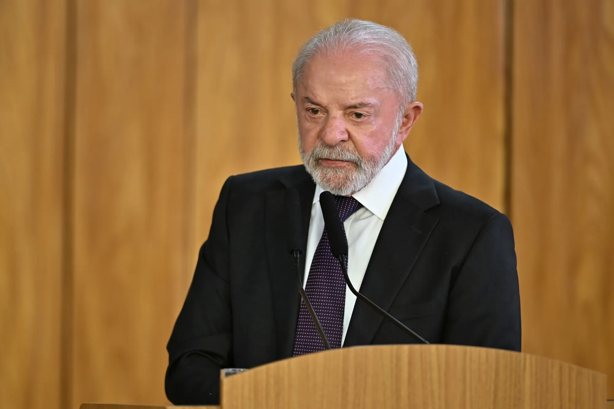 El presidente de Brasil, Luiz Inácio Lula da Silva, en Brasilia, el 16 de marzo.