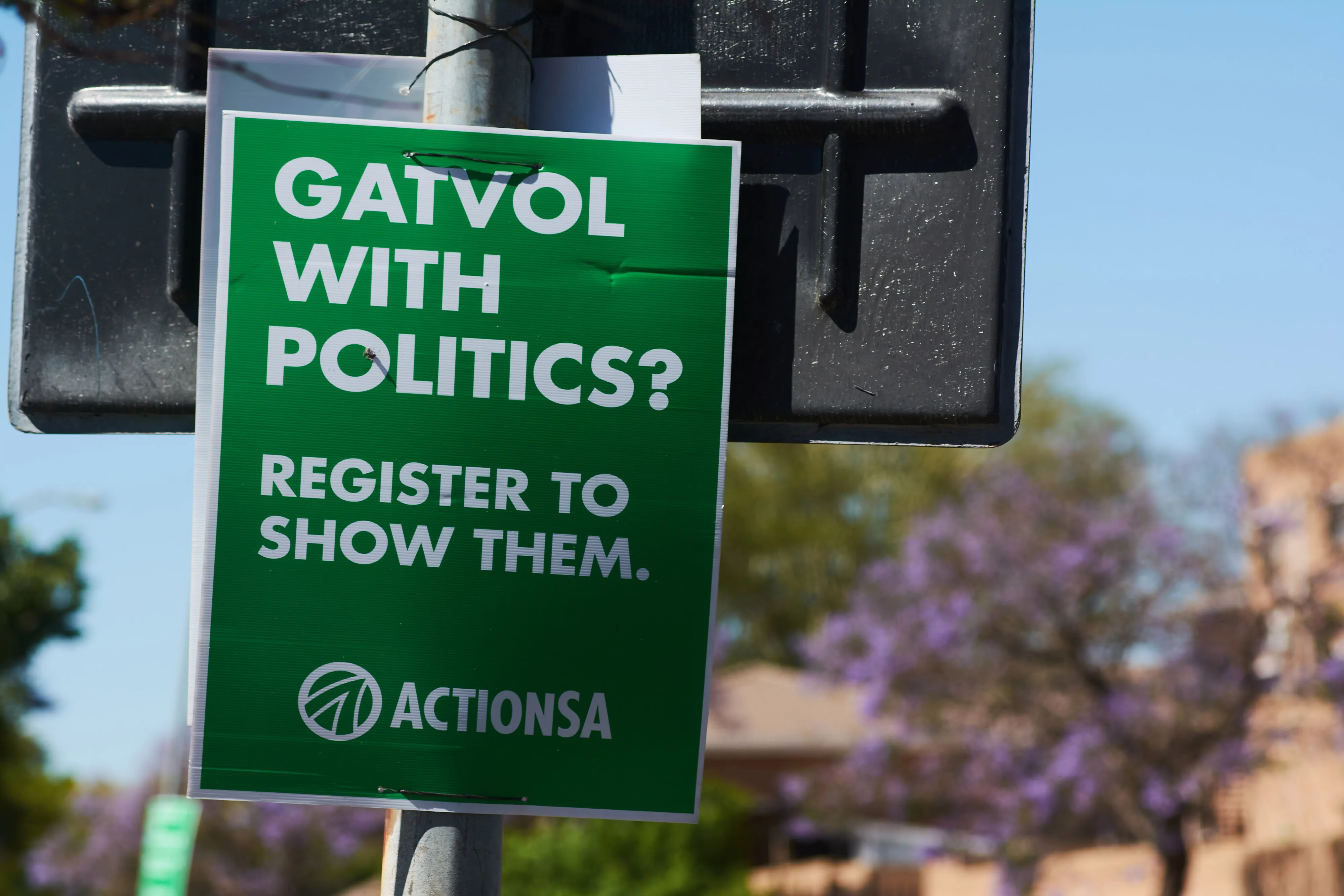 An ActionSA election poster.