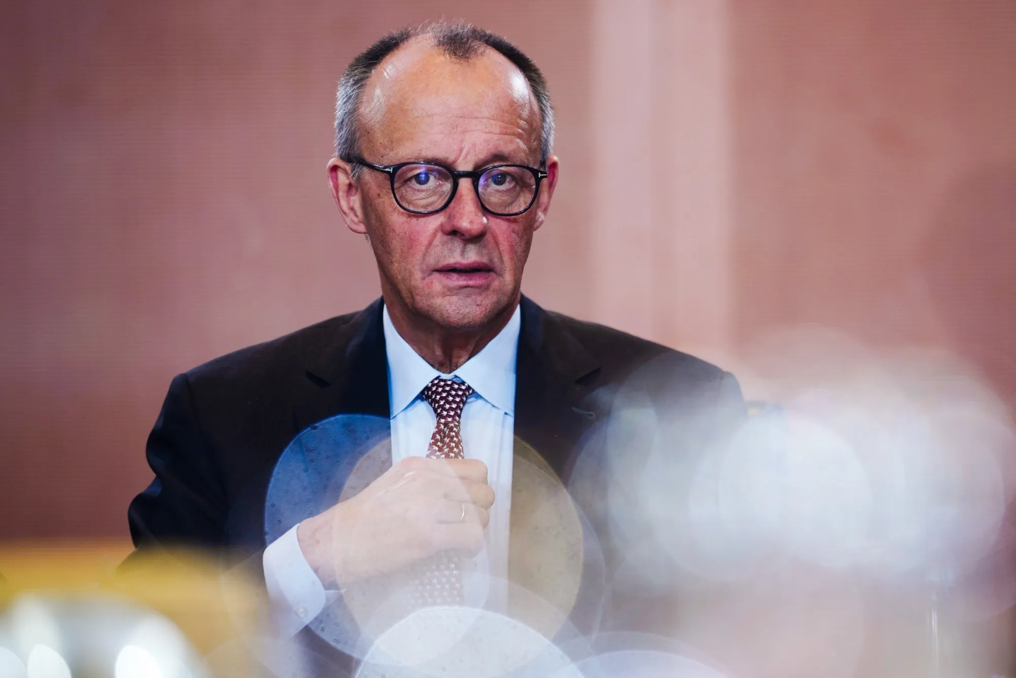 Friedrich Merz during a cabinet meeting in Berlin on Dec. 3.