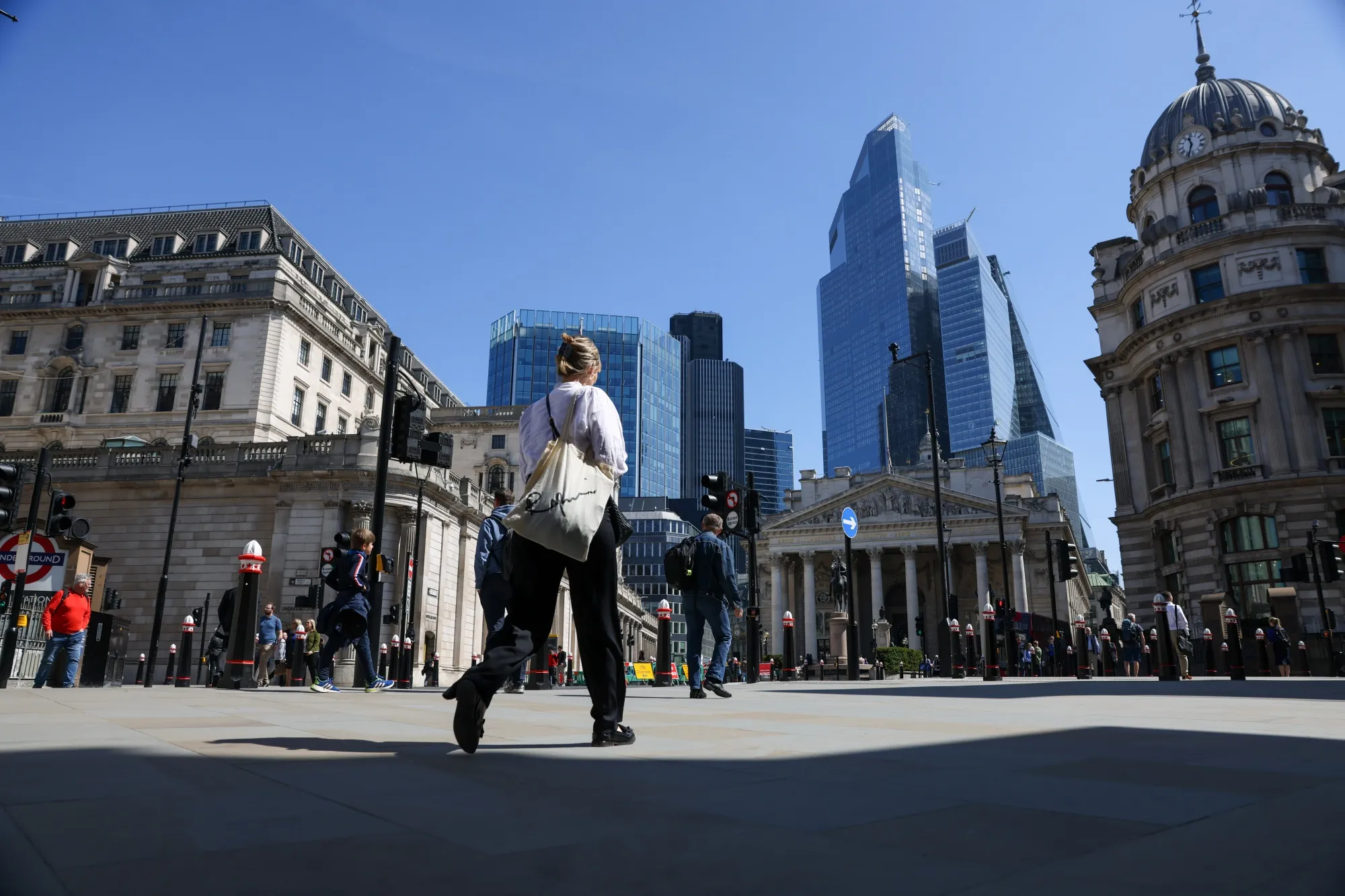 The Bank of England in the City of London, UK.&nbsp;