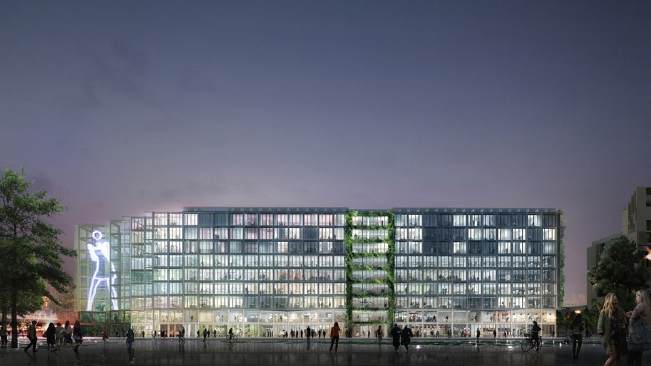 The winning proposal for the Clichy Batignolles site in Northern Paris.