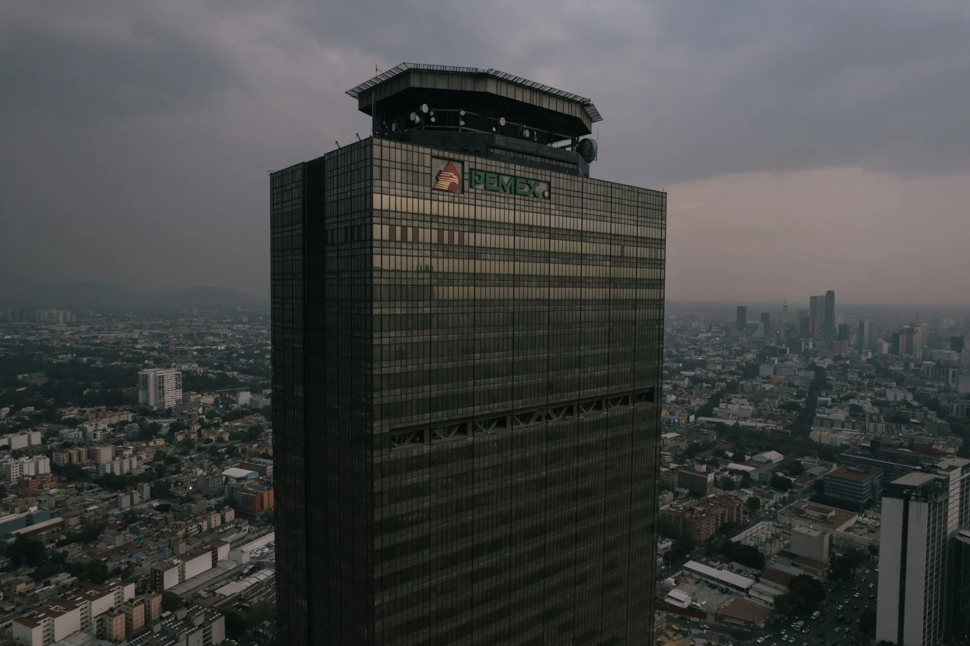 The Petroleos Mexicanos&nbsp;headquarters in Mexico City.