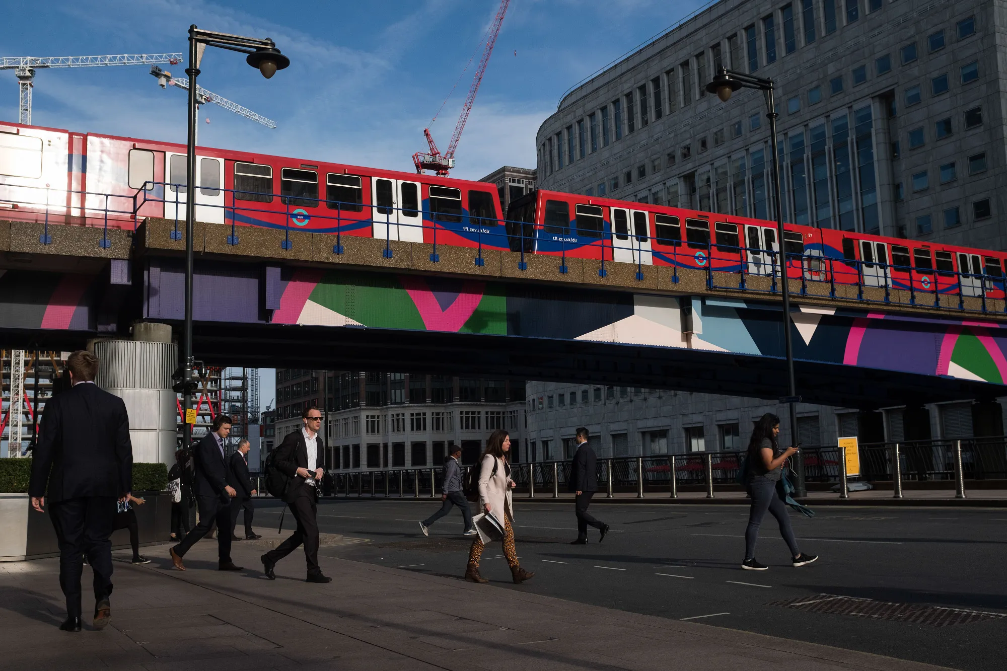 The Docklands Light Railway Ahead Of Its 30th Anniversary