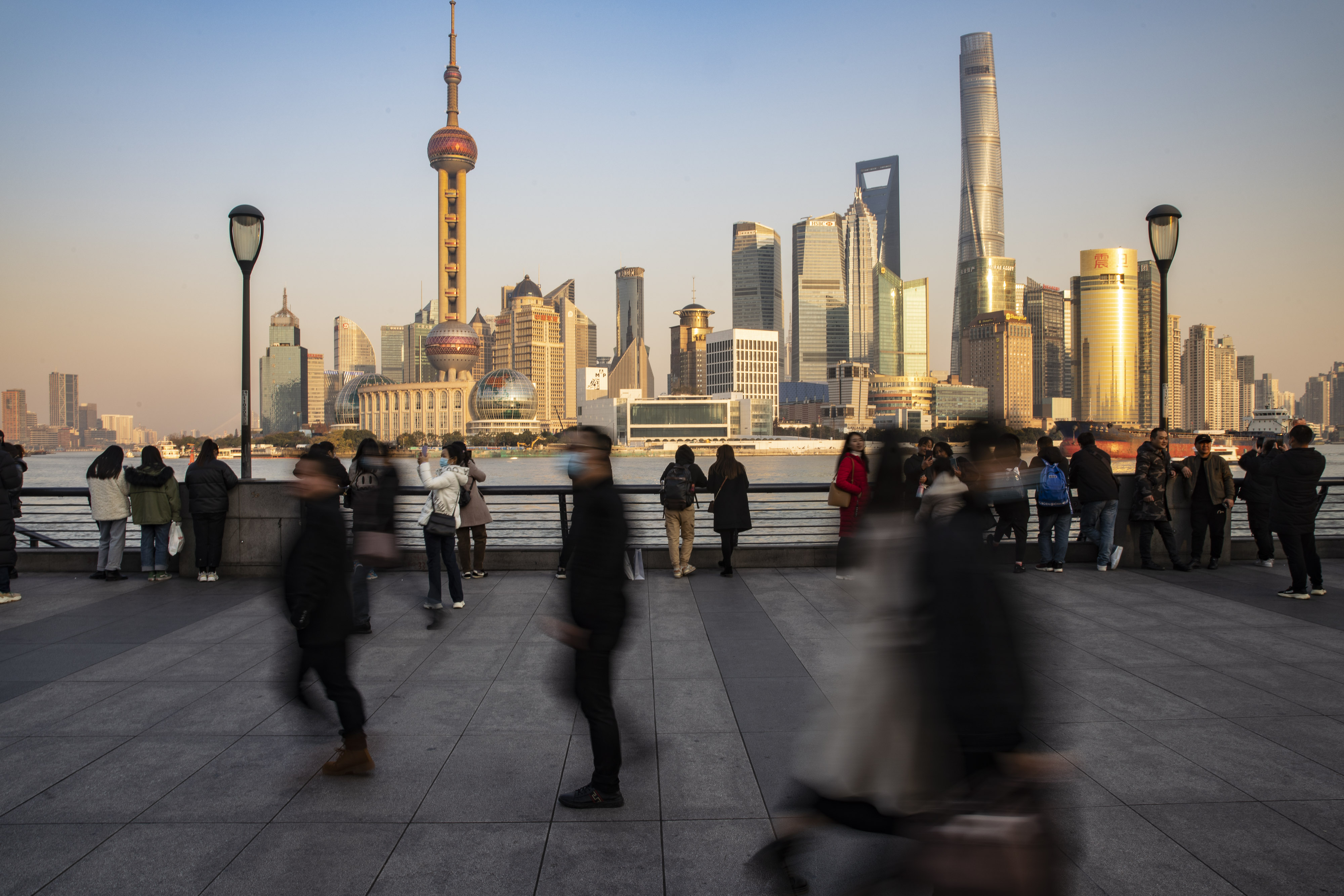 Views of Shanghai As China's Central Bank Going It Alone Spurs an Influx of Capital