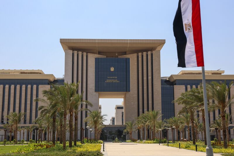 Construction Works Inside Egypt's New Administrative Capital