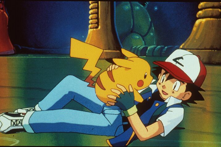 Pikachu And Ash In The Animated Movie Pokemon:The First Movie Photo Pikachu Projects
