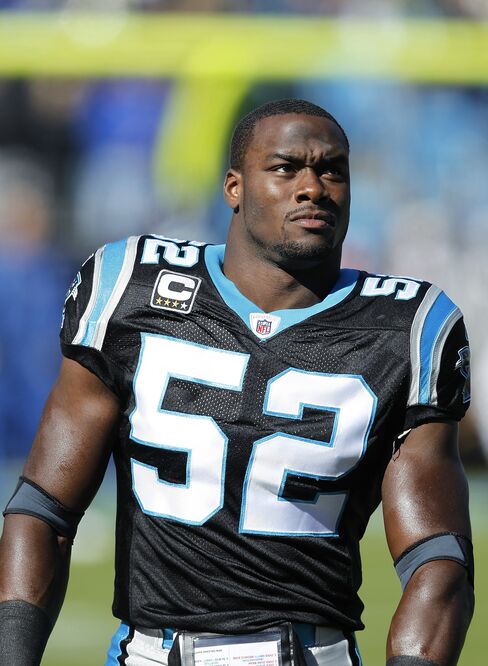 NFL New York Giants Acquire Linebacker Jon Beason From Panthers - Bloomberg