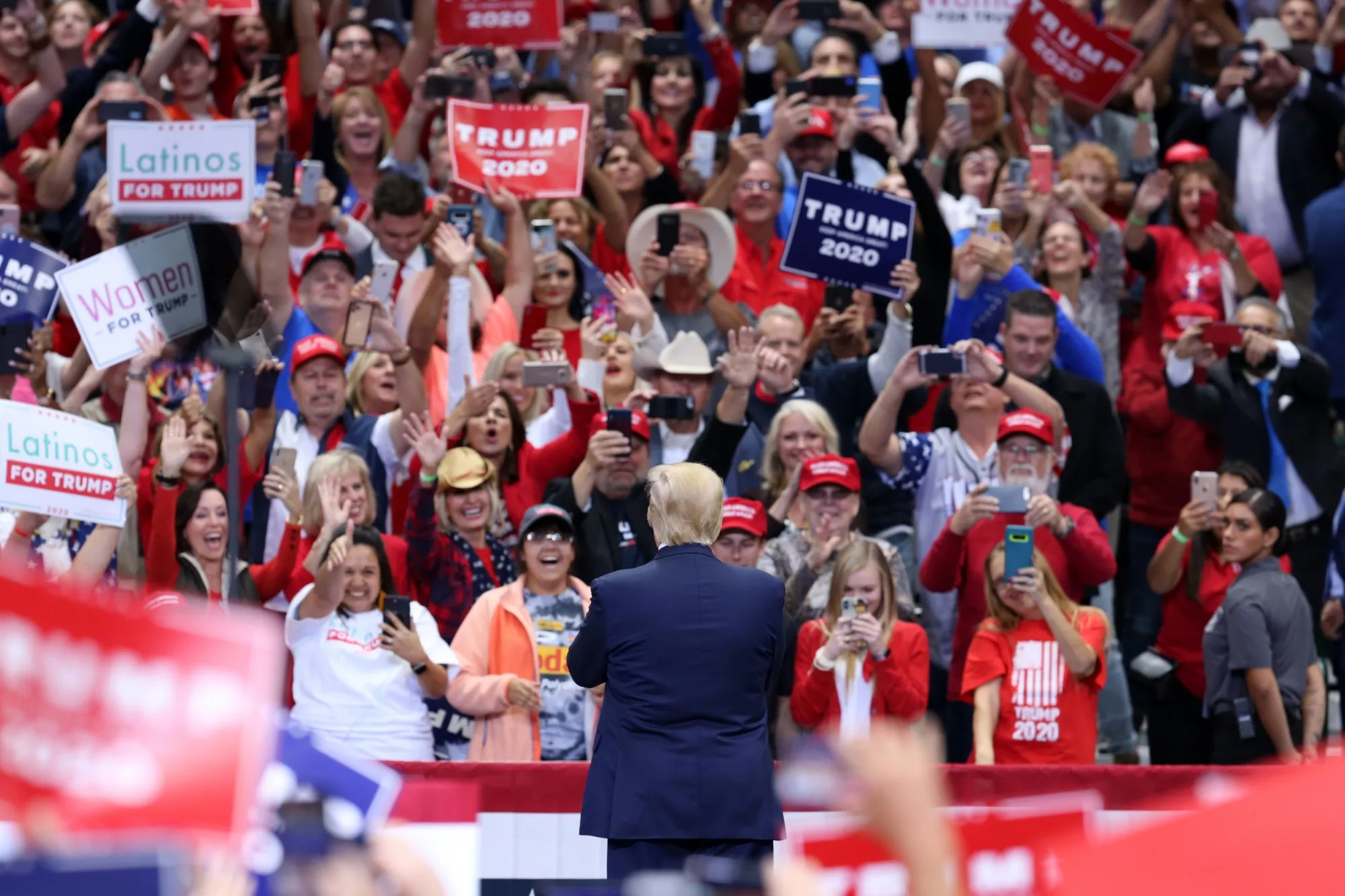 President Trump Hosts Keep America Great Rally