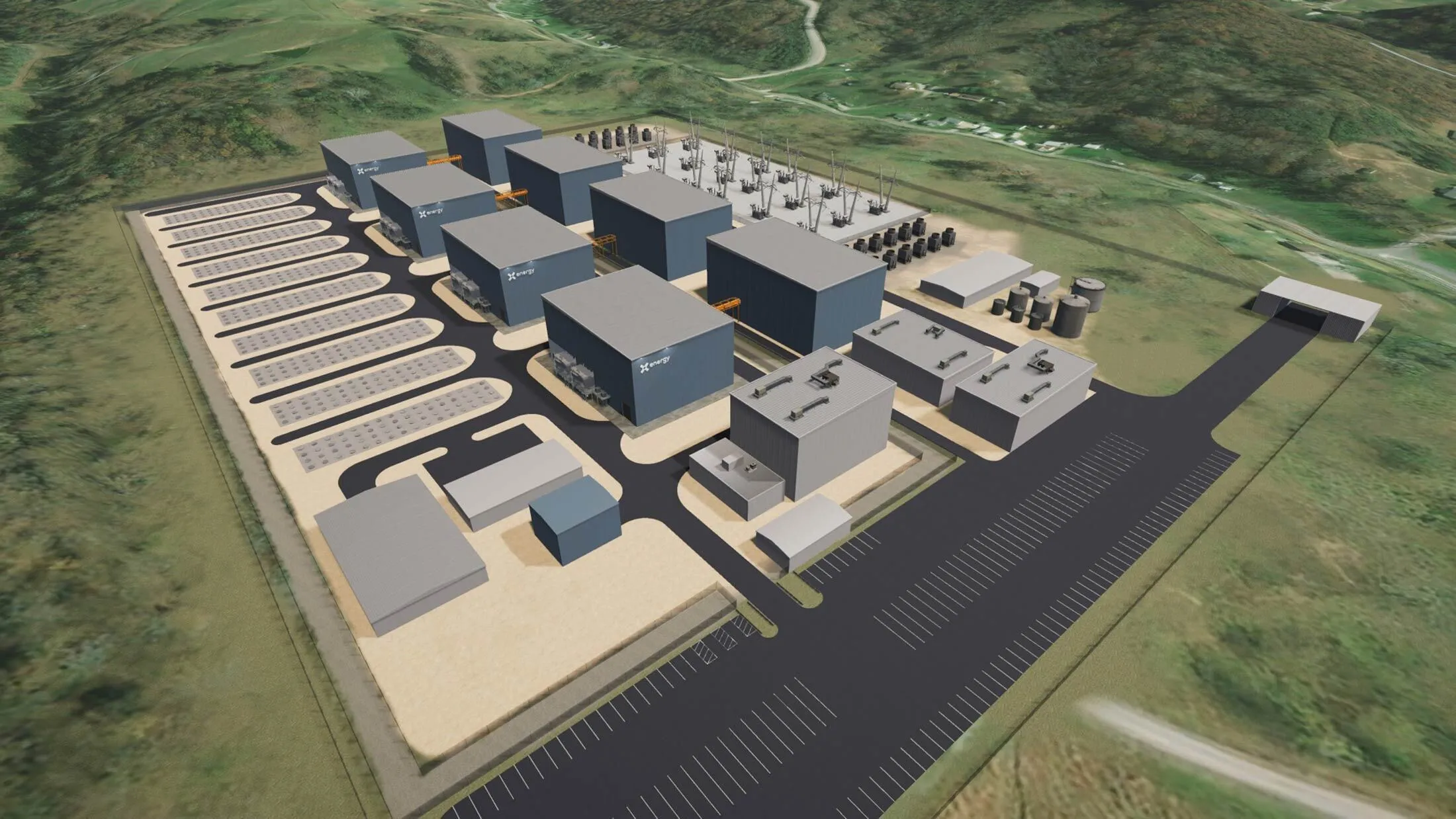 A proposed nuclear micro-plant in Washington from X-energy would produce electricity from small reactors cooled by helium.