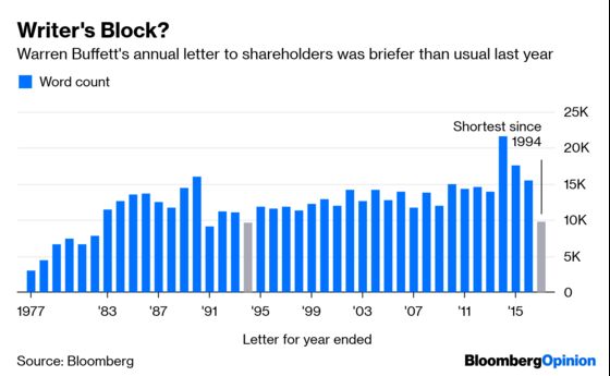 Warren Buffett Owes Investors More Than a Memo This Year