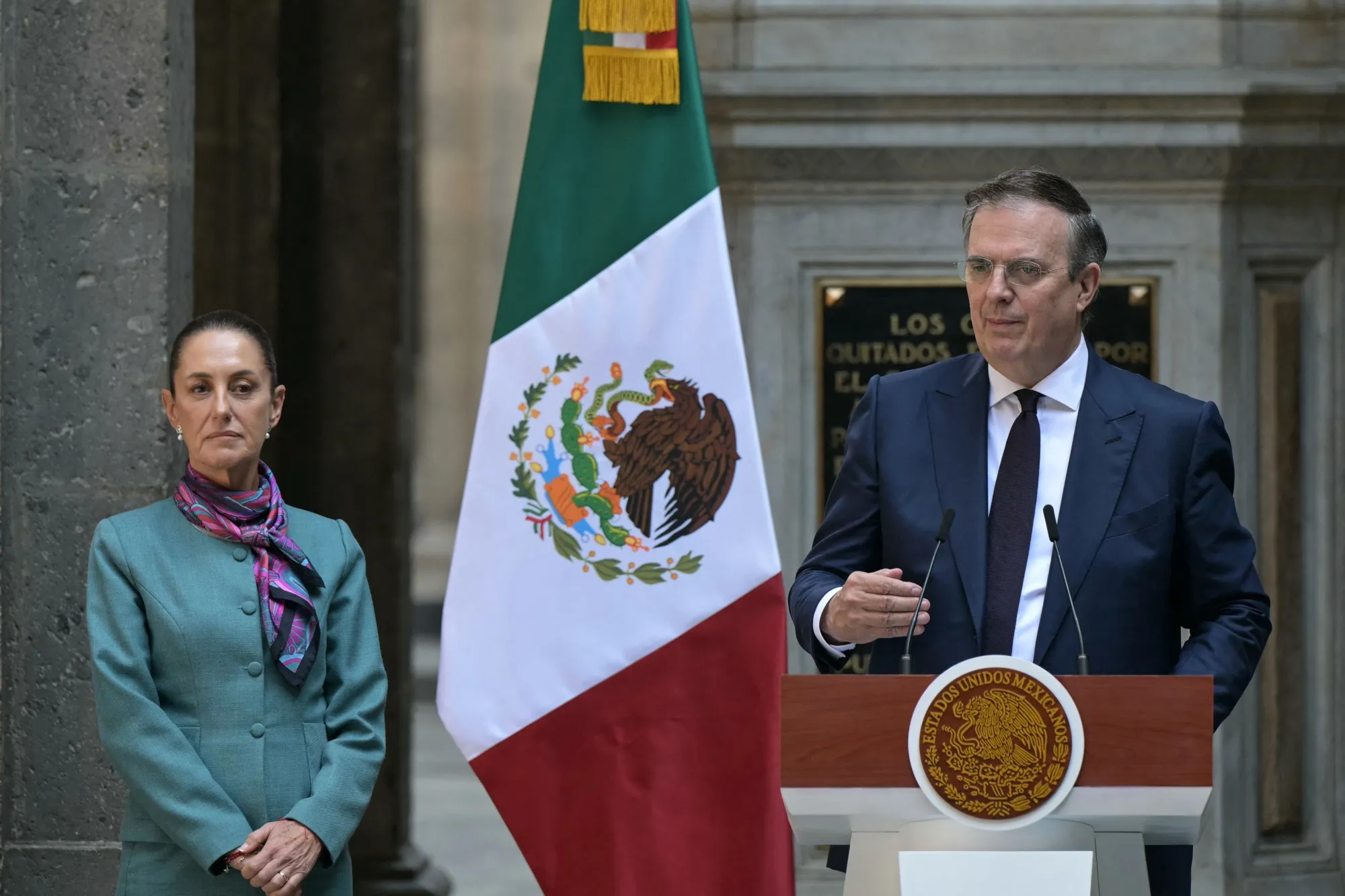 Claudia Sheinbaum and Marcelo Ebrard