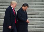 Donald Trump and Xi Jinping in Beijing on Nov. 9, 2017.