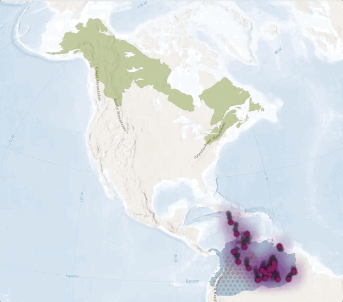 Exploring Bird Migration Map – Environment for the Americas