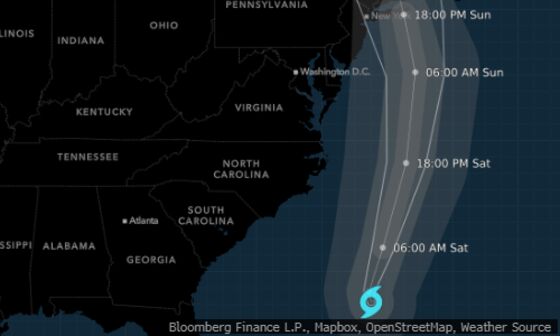 Henri Nearly a Hurricane, Aims for Long Island, New England