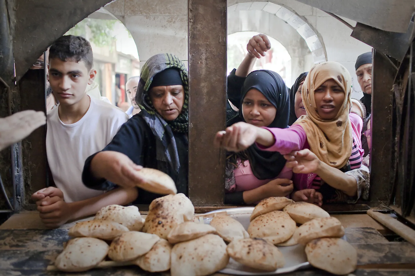 Bread is an essential part of life in Egypt.