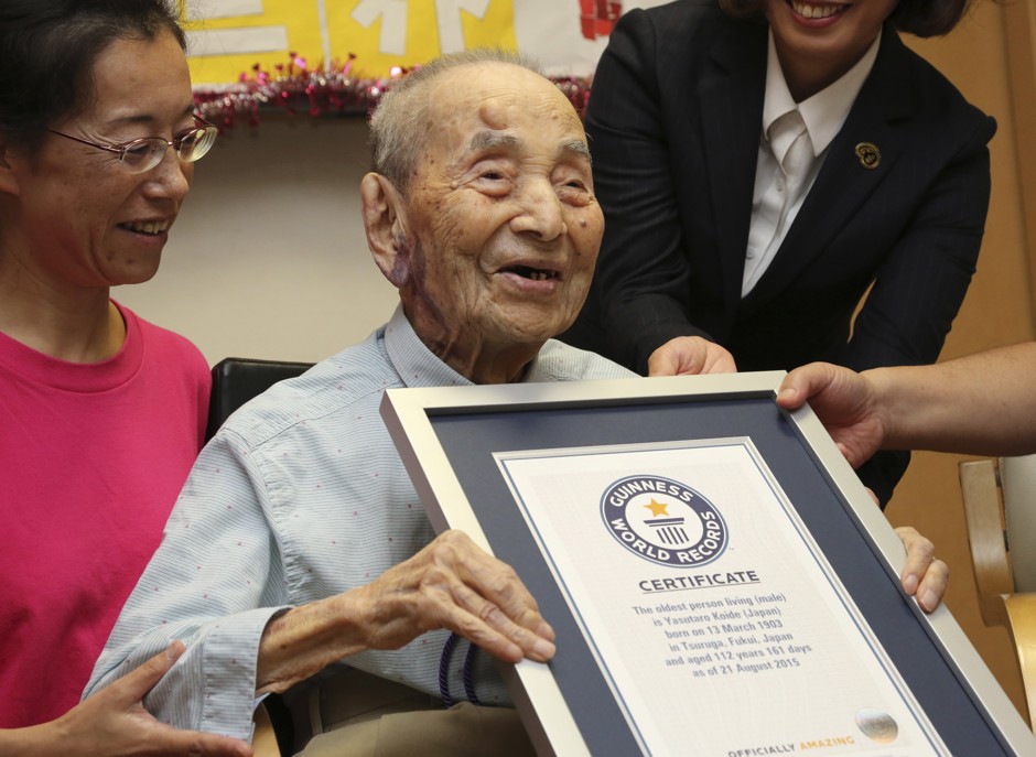 At 112 years old, Yasutaro Koide is the world's oldest man. He's from Japan, a country with one of the fastest-aging populations. 
