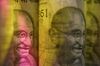 Indian five hundred rupee banknotes are arranged for a photograph in Mumbai, India.