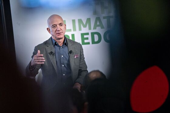 Amazon’s Bezos Pledges to Meet Paris Climate Pact 10 Years Early