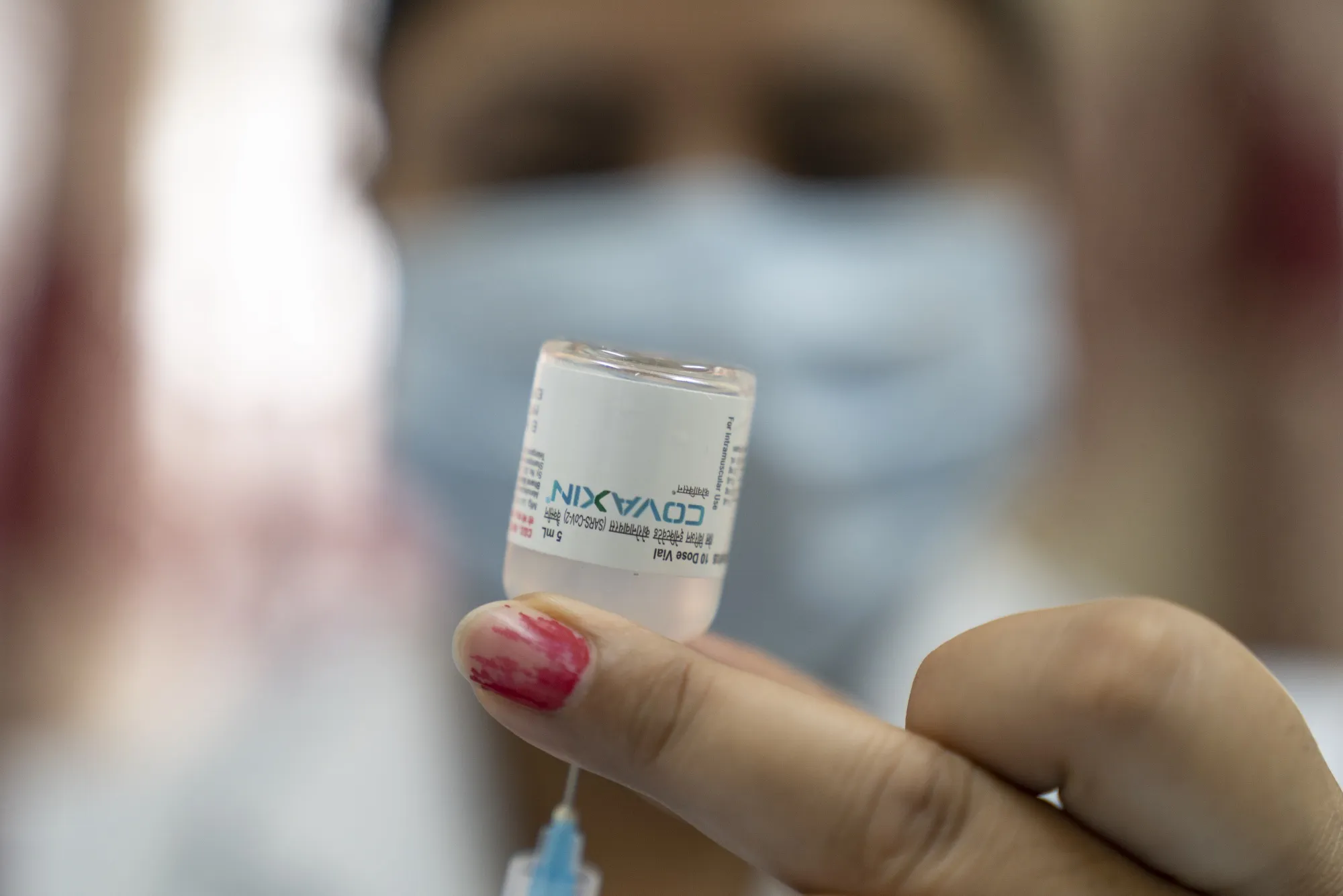 A dose of Covaxin vaccine.