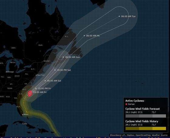 Dorian Speeds Up as Storm Starts Moving Away From U.S. Coast