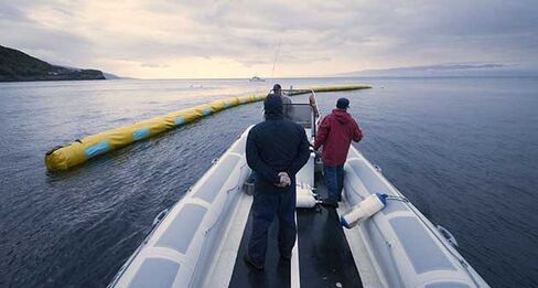 The Ocean Cleanup testing