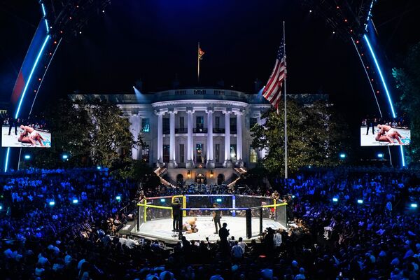 Trump Hosts Brutal UFC Fights At White House For 80th Birthday