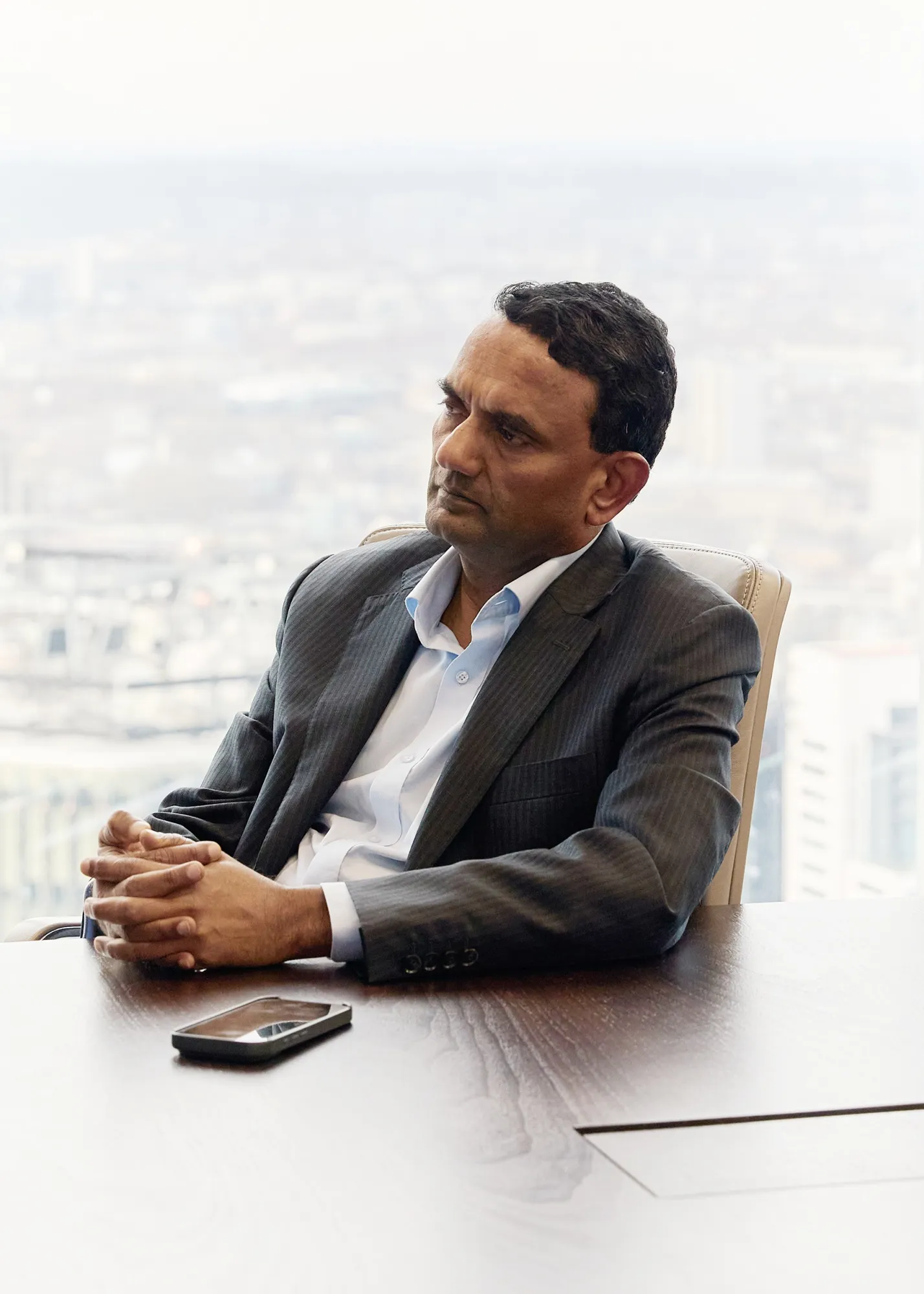 TCS CEO K Krithivasan interviewed in London on March 3.