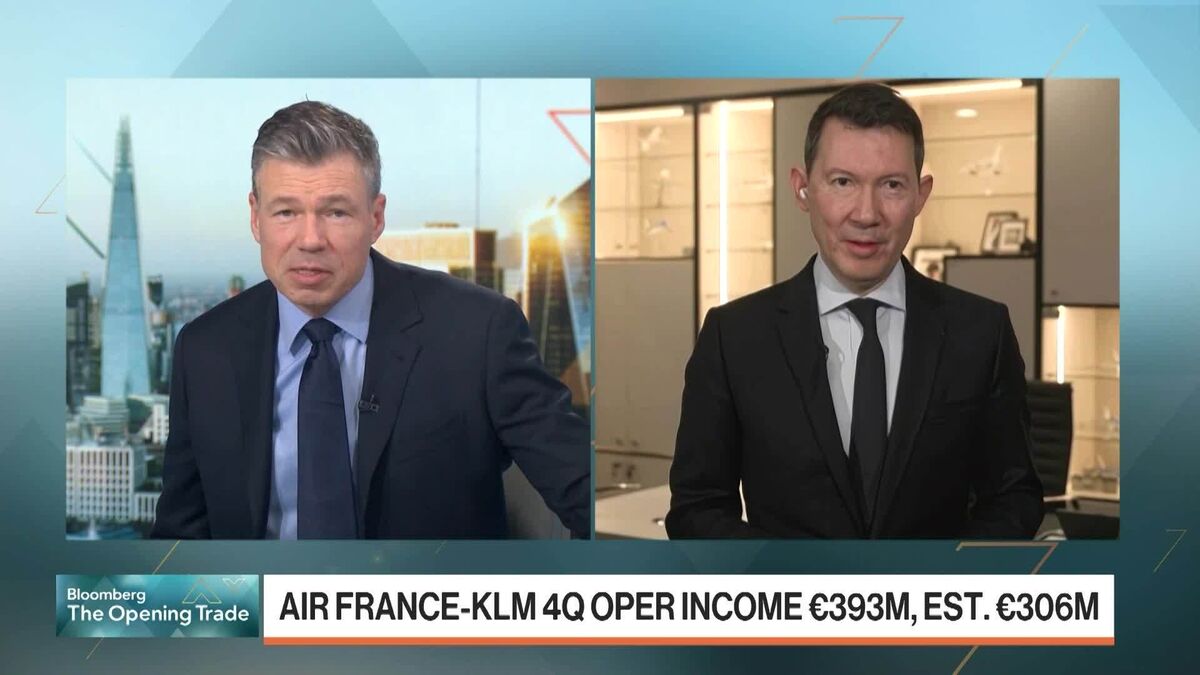 Air France-KLM CEO Ben Smith speaks to Bloomberg TV after earnings