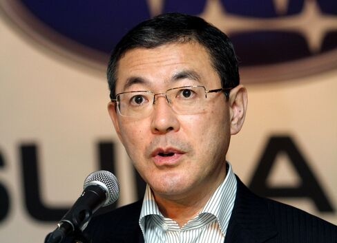 Fuji Heavy President Yasuyuki Yoshinaga