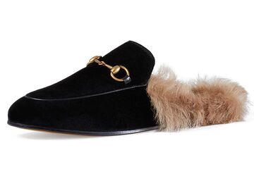 gucci fur slides cheap
