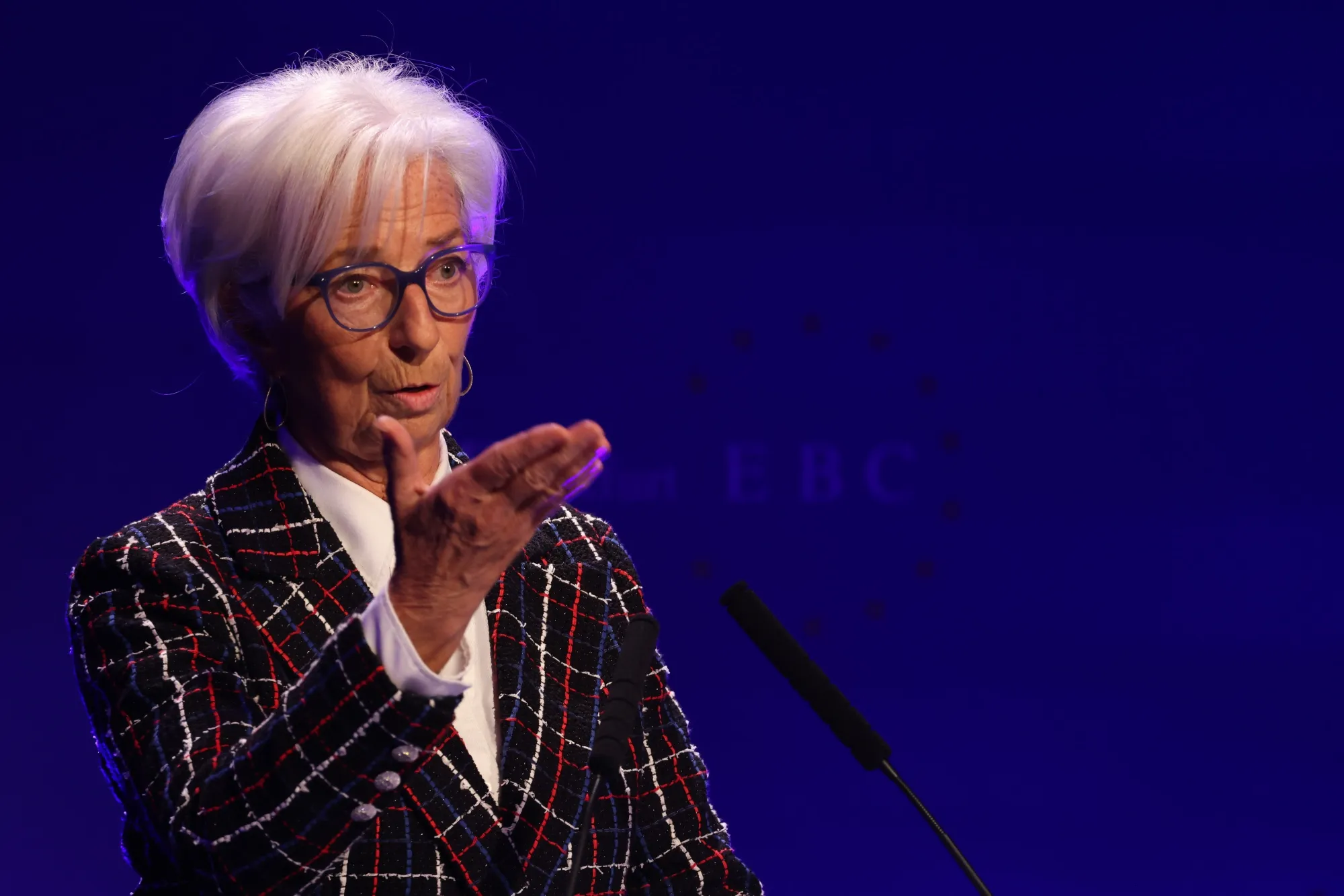 Christine Lagarde in Frankfurt on Nov. 22.