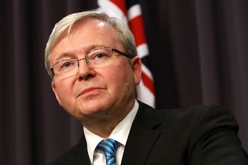 Australian Prime Minister Kevin Rudd