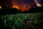 The Glass Fire rages in Napa Valley, Sept.&nbsp;27, 2020.