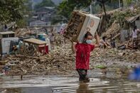 Residents Return In The Aftermath Of Typhoon Vamco