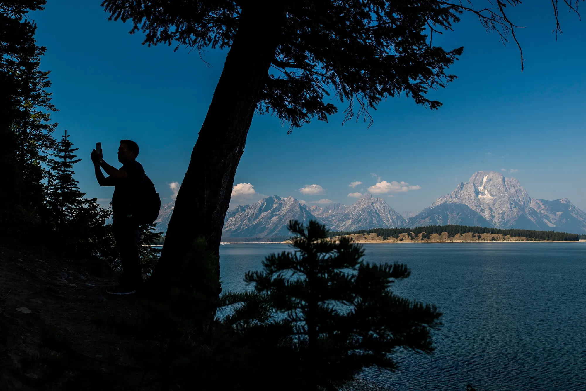 Grand Teton National Park in Teton County, Wyoming.
