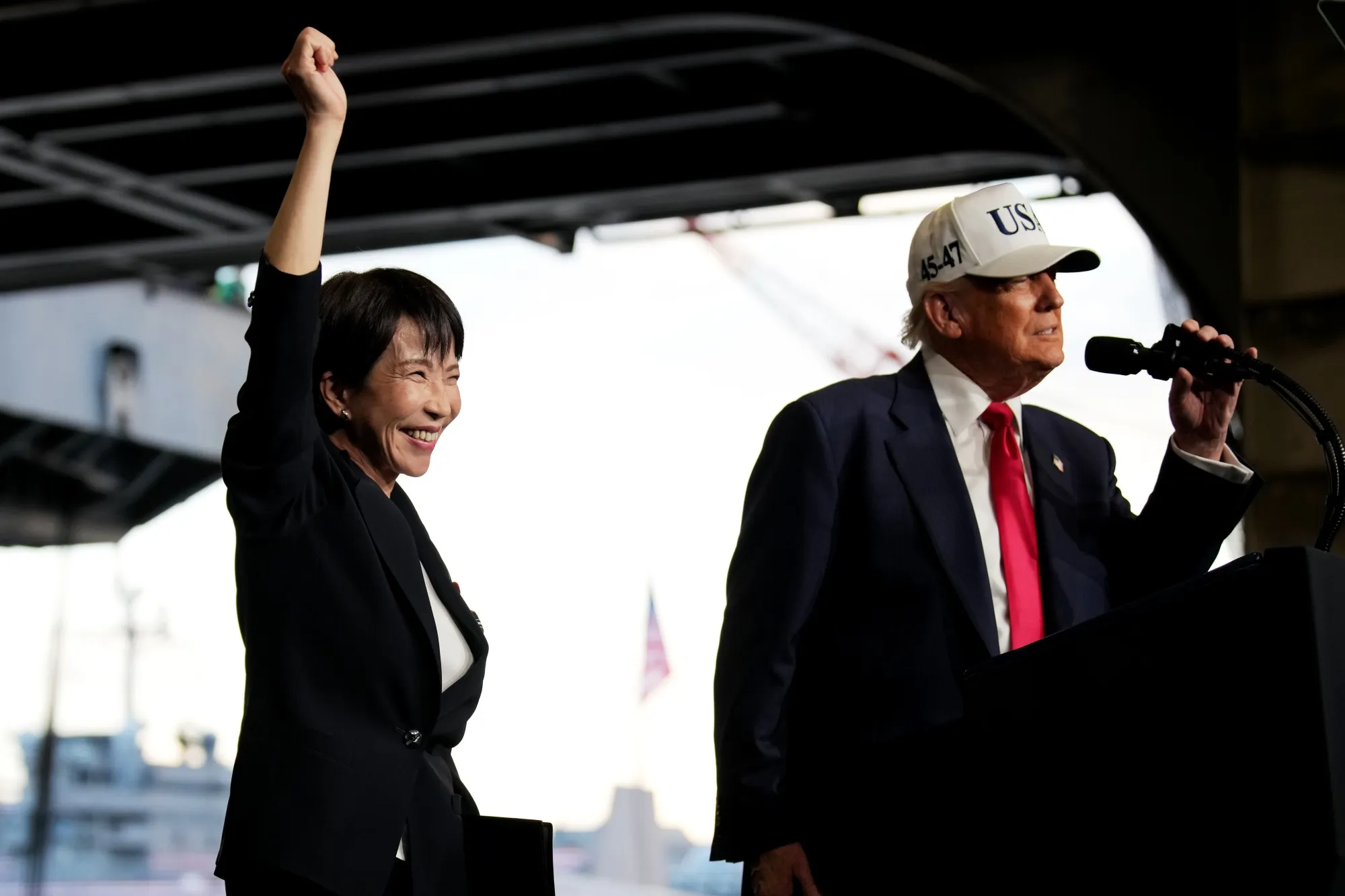 Takaichi has rolled out the red carpet for&nbsp;Trump.