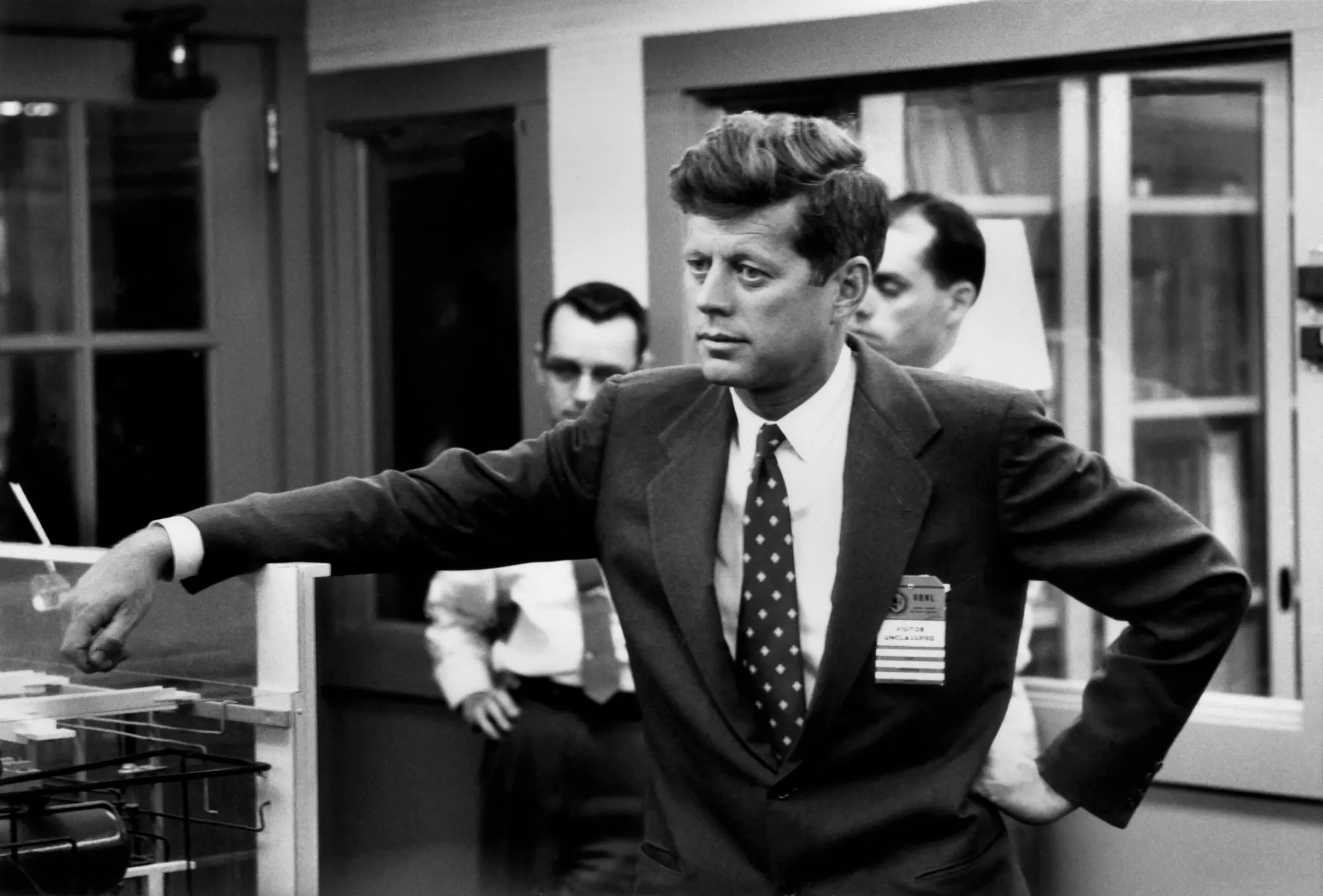 Senator John F. Kennedy visiting Oak Ridge National Laboratory. 24th February 1959. T
