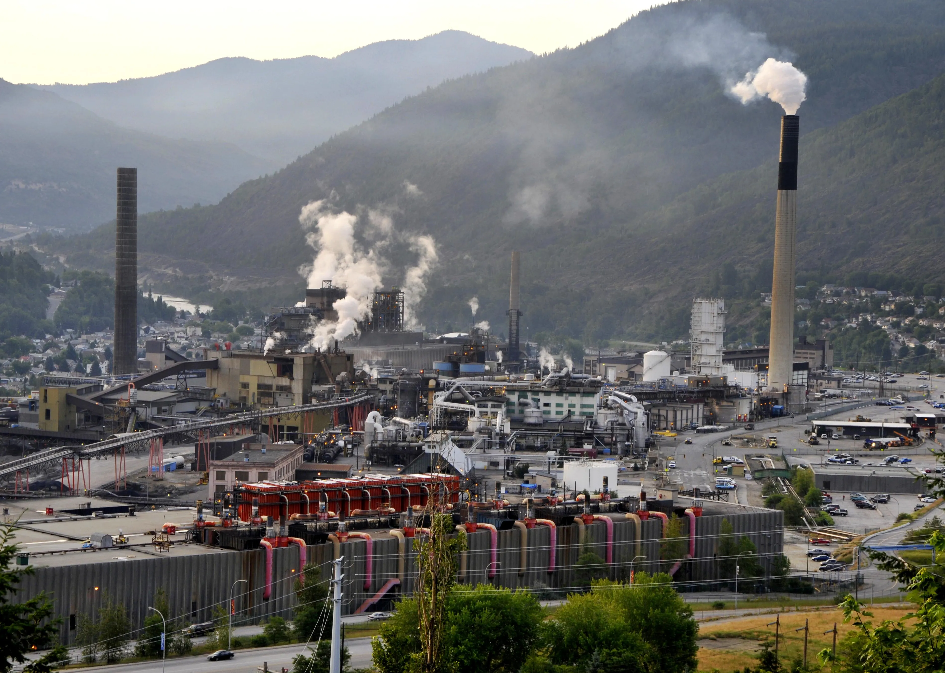 The Teck plant in Trail, British Columbia