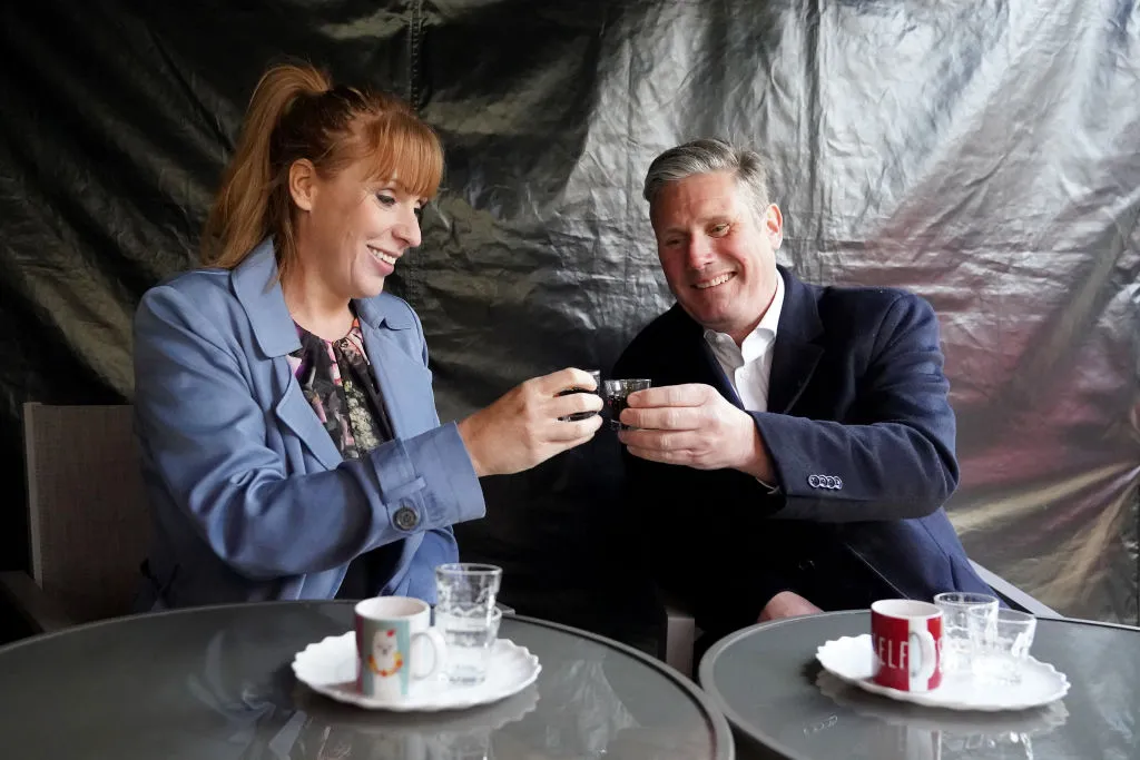 Angela Rayner and Keir Starmer.