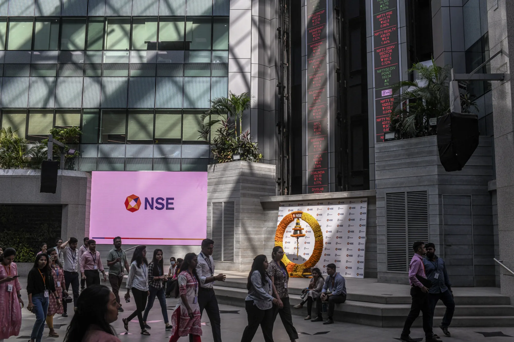 The National Stock Exchange of India Ltd. building in Mumbai.