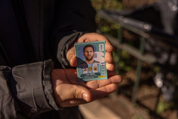 Messi World Cup Sticker Mania Spurs Black Market in Argentina