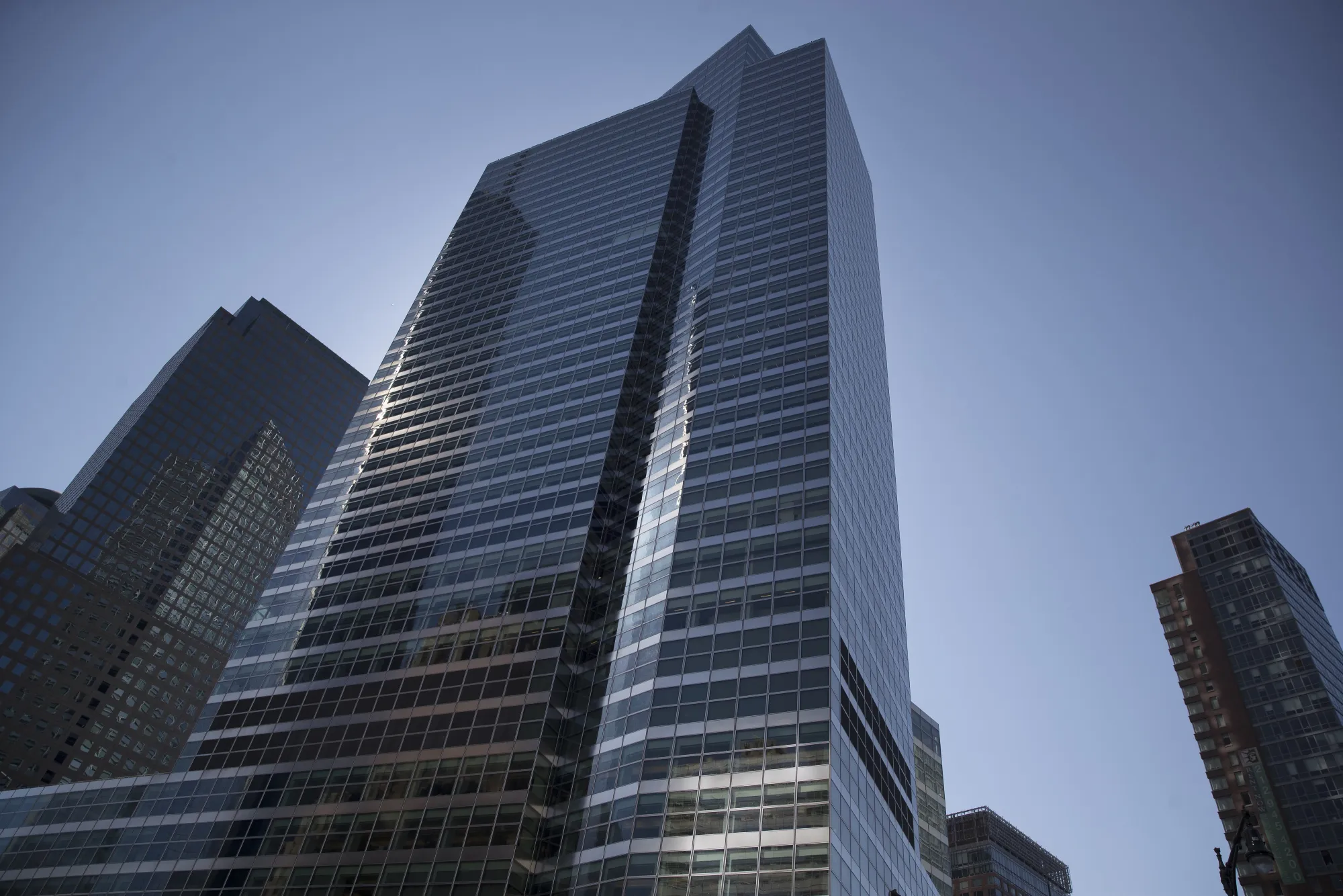 Goldman Sachs Group Inc. headquarters stands in New York, U.S., on Friday April 14, 2017.