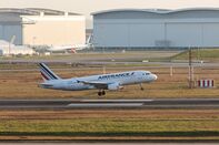 Air France Aircraft at Toulouse's Blagnac Airport Ahead of Air France-KLM Earning